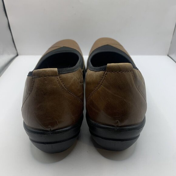 Romika 'Cassie 21' Wedge Flat Brandy size 42 US 11 leather brown slip on - Picture 5 of 9